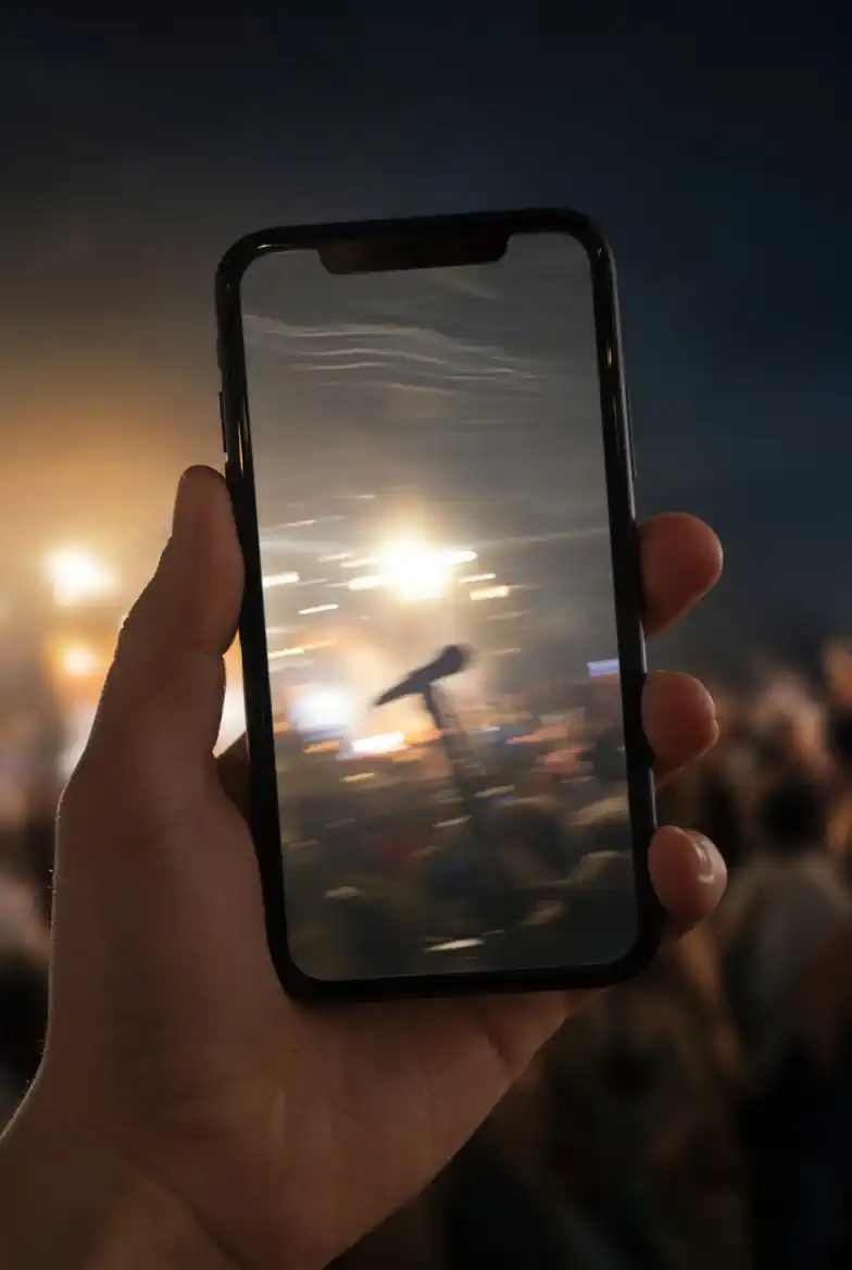 A forgotten concert clip sitting unopened in a cloud backup